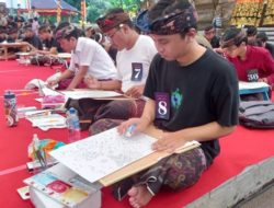 Lomba PKB Ke-45, 60 Peserta Ikuti Lomba Lukis Wayang Kamasan Klasik