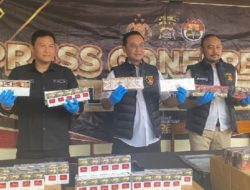 Polres Jembrana Ungkap Kasus Penyelundupan Rokok tanpa Pita Cukai