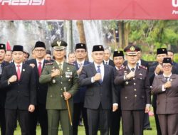 Upacara Hari Bhayangkara Ke-77, Polri Presisi untuk Negeri Pemilu Damai Menuju Indonesia Maju