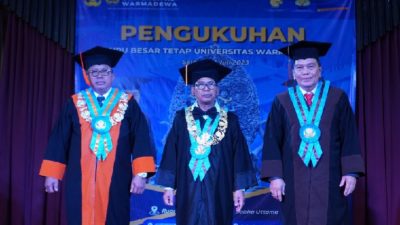 Rektor Unwar kembali Kukuhkan Dua Guru Besar Tetap