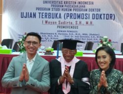 I Wayan Sudirta Selesaikan Ujian Doktor Hukum dengan Nilai Sempurna