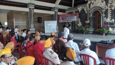 Keluarga Besar YKP Bali Gelar Penghormatan dan Bakti Sosial di Tugu Tjok Agung Tresna