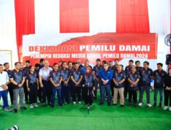 Polri, Dewan Pers, dan Pimpinan Media Deklarasi Pemilu Damai 2024