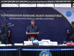 BNN Musnahkan Barang Bukti Temuan Jaringan Internasional