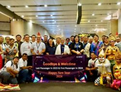 Kemenparekraf Sambut Wisman Pertama di Tahun 2024 dari Australia di Bali