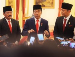 Presiden Jokowi Lantik Hadi Tjahjanto Jadi Menko Polhukam dan AHY Jadi Menteri ATR