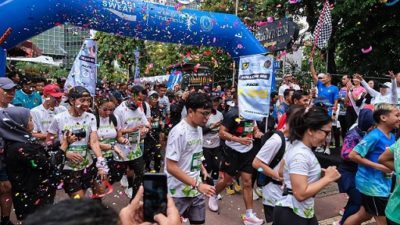 ASN Runner Collaborun Wonderful Run Semarakkan Sport Tourism Indonesia