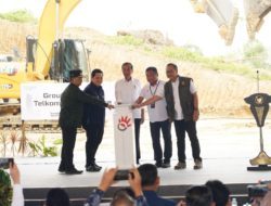 Presiden Groundbreaking Telkom Smart Office di IKN