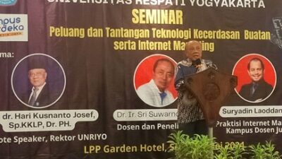 Prodi Informatika Universitas Respati Yogyakarta Gelar Seminar Peluang dan Tantangan Teknologi AI dan Internet Marketing