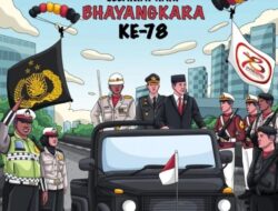 HUT Bhayangkara Ke-78, Jokowi Minta Polisi Layani Masyarakat Sepenuh Hati