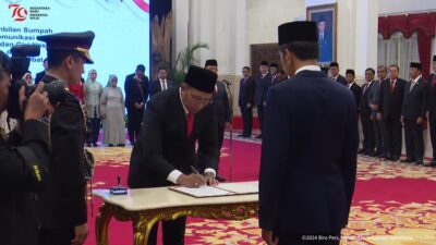 Presiden Jokowi Lantik Tiga Kepala Lembaga Pemerintah