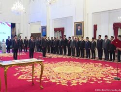 Presiden Lantik 3 Menteri dan 1 Wakil Menteri Kabinet Indonesia Maju Sisa Masa Jabatan Periode 2019-2024